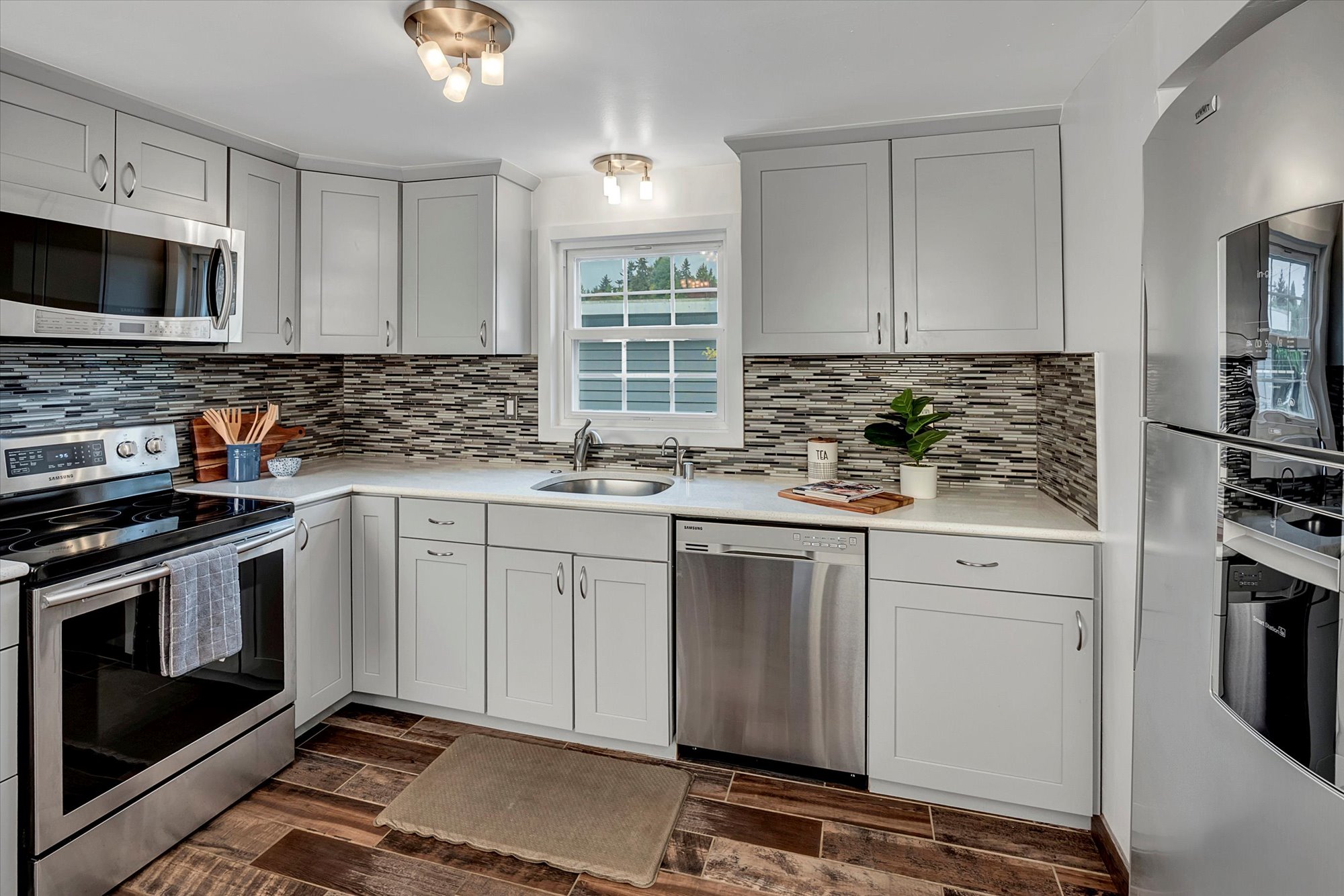 An affordable home in the Seattle area with an updated kitchen