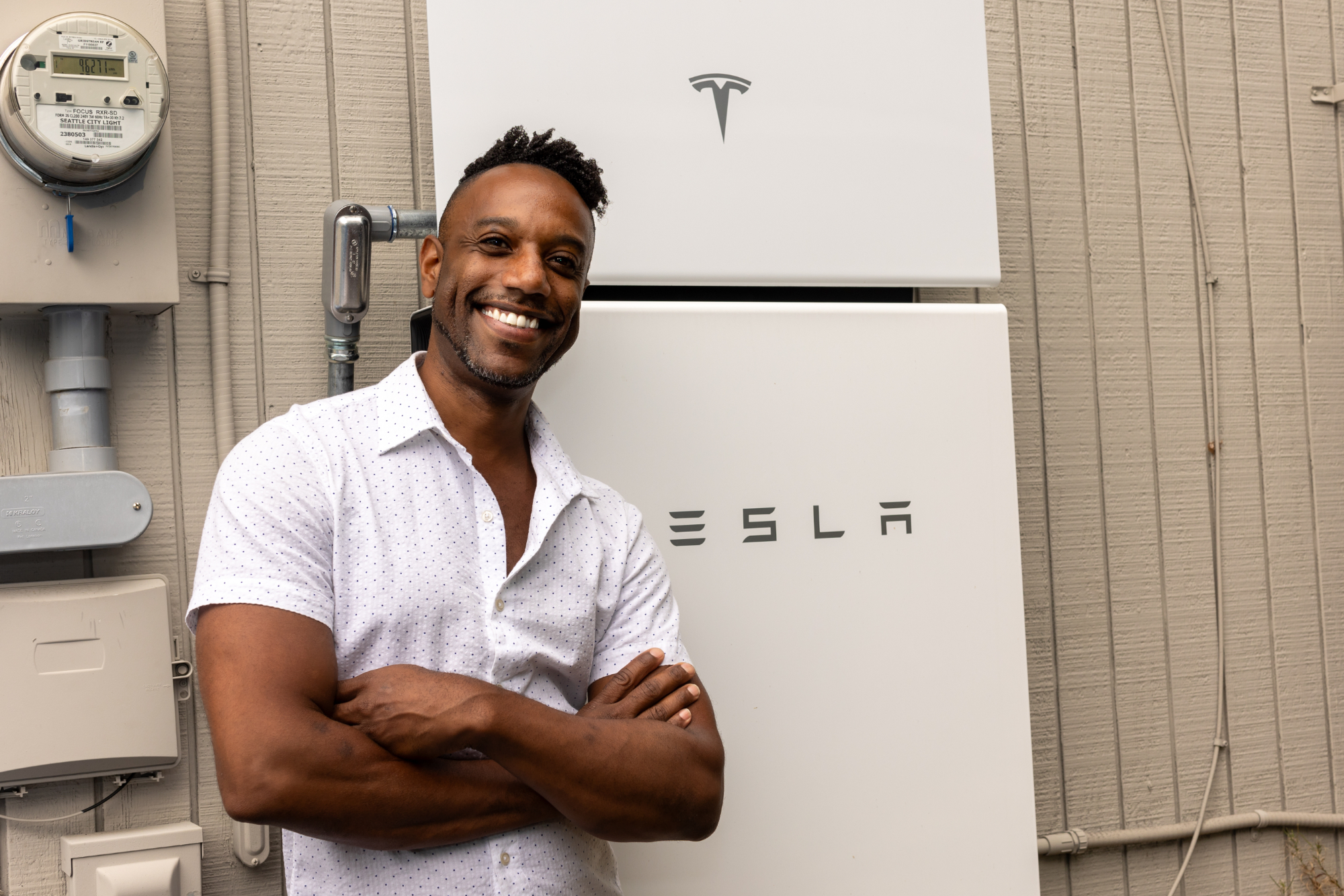 Rocky with Tesla battery backup
